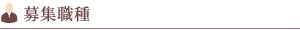 募集職種